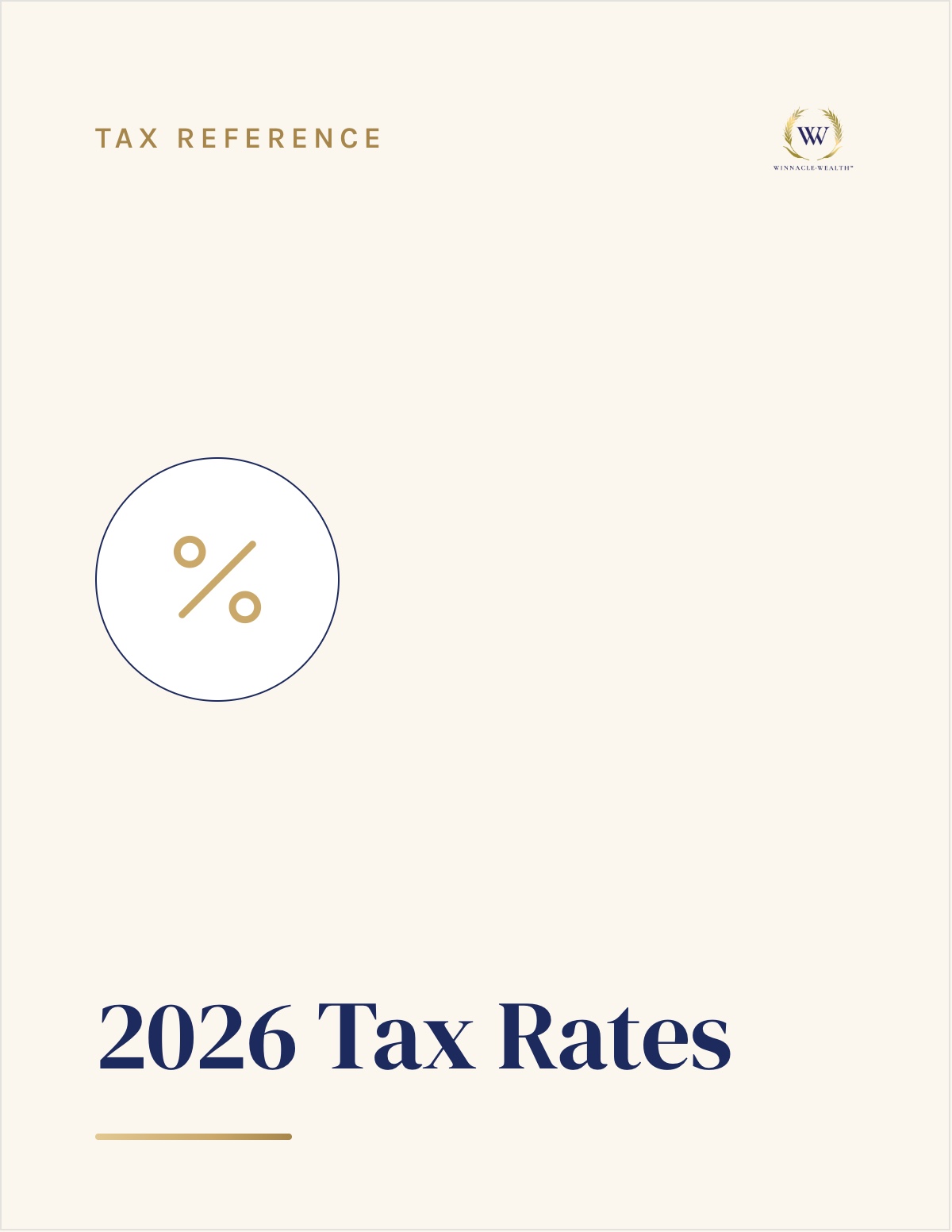 2026 Tax Rates — guide cover